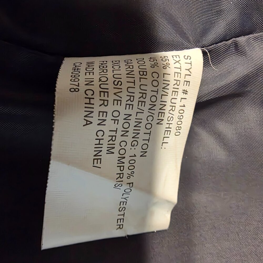 H&M Navy Trench Coat – Size 8 – Like New, Never Worn - Picture 5 of 7